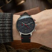 Relógio STERNGLAS S01-HCN03-VI29 Hamburg Chrono 42 mm Mecha-Quartz